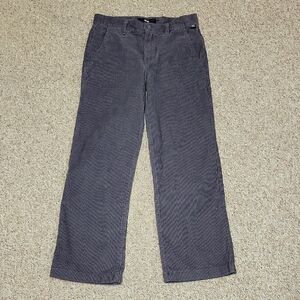 Van's Gray Corduroy Pants women's Sz 27/4. 100% Cotton